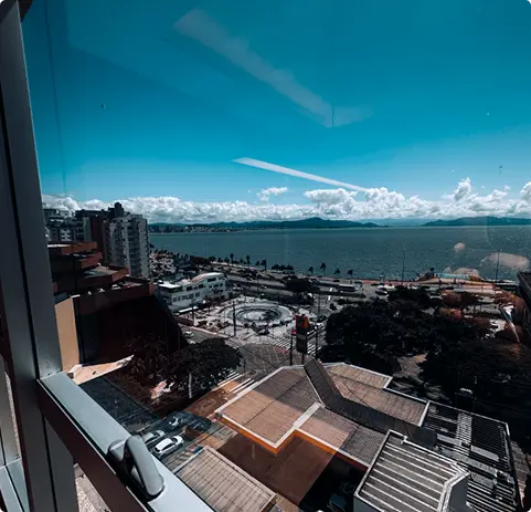 Vista do consultório